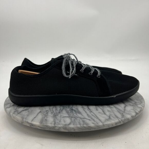 WHITIN Sneakers Mens 13.5 Black Canvas Barefoot Minimalist Zero Drop Athletic 47 - Picture 2 of 13